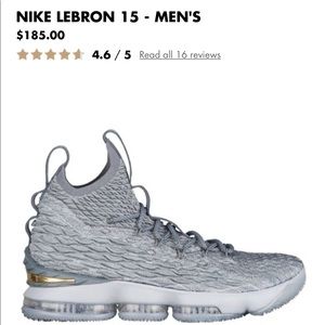 NIKE LEBRON 15s